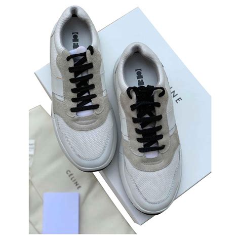 celine cloth trainers|celine white trainers.